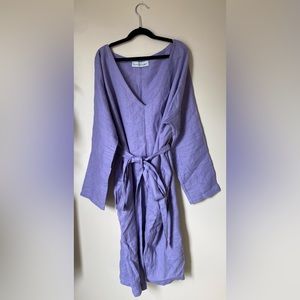 Lavender Linen Dress from Love and Confuse//Sister Nettle
